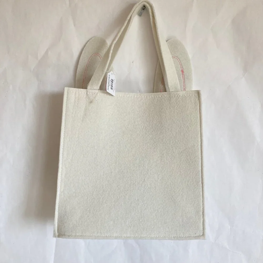 Paper Source Bunny Felt CRAFT Tote Bag, 10